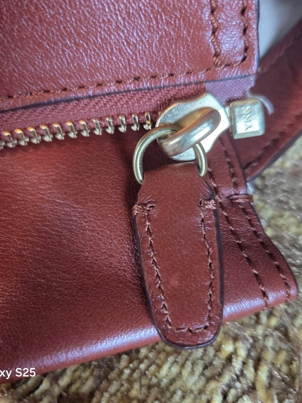 Coach Legacy Basket Clutch, Cognac